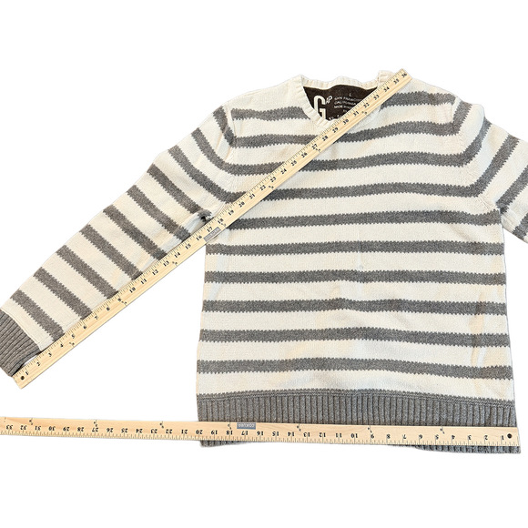 Vintage Old Money Ski Lodge Coastal Aesthetic preppy wool cotton blend sweater - Picture 5 of 7